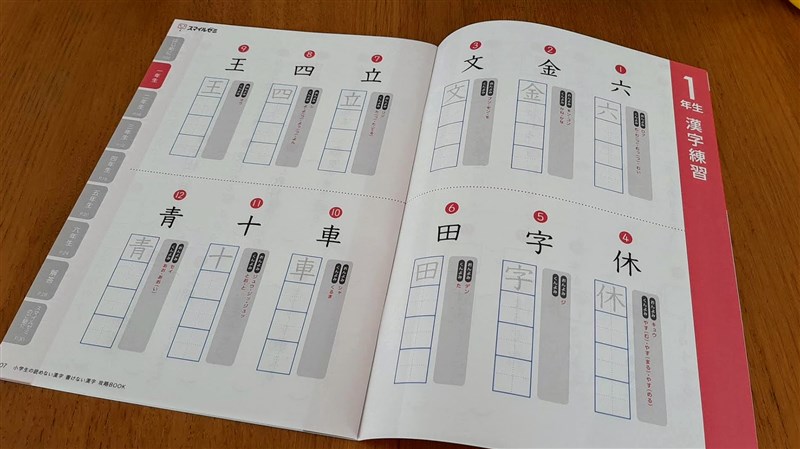 漢字攻略BOOkの漢字練習のページ
